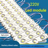 7515 LED Module110V/220V Blanc Froid LED Module 2W Injection 2835 3LED Publicité Lumière ROHS Conforme Disponible Blanc Chaud