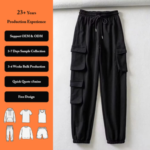 Abbigliamento Streetwear in Diversi Colori, <span class=keywords><strong>Pantaloni</strong></span> Cargo in Spugna <span class=keywords><strong>con</strong></span> <span class=keywords><strong>Tasche</strong></span> <span class=keywords><strong>Laterali</strong></span> per Ragazze Adolescenti - Product Image 1