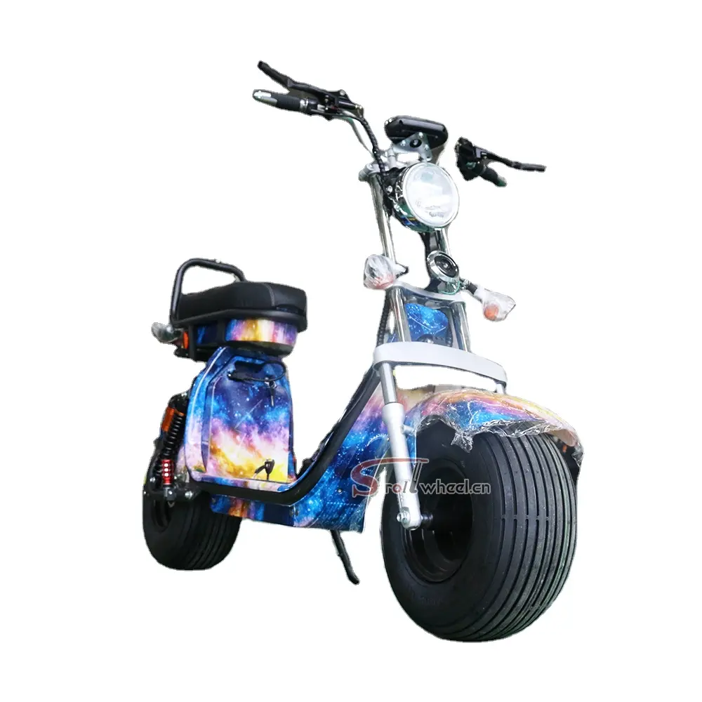 Scooter électrique 2000w scooter électrique hors route vélo électrique chopper 1500W citycoco adulte gros pneu citycoco 3000w