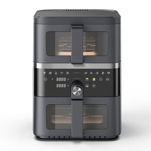 Pantalla táctil inclinada Dual Pot 3.5L + 6.5L 10 <span class=keywords><strong>litros</strong></span> 2500W Color digital Smart 10L <span class=keywords><strong>Freidora</strong></span> <span class=keywords><strong>de</strong></span> <span class=keywords><strong>aire</strong></span> <span class=keywords><strong>de</strong></span> doble pila - Product Image 4