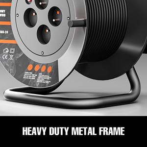 Enrouleur de câble de <span class=keywords><strong>rallonge</strong></span> <span class=keywords><strong>électrique</strong></span> 4 voies 20/30/<span class=keywords><strong>40</strong></span>/50m étanche au Danemark - Product Image 3