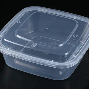 Stapelbarer Dessert Einweg Rechteckiger Keks Gebäck Mini Brot Benutzer definierter Kunststoff behälter