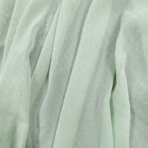 Vente en gros échantillon gratuit de tissu plissé en organza crêpe haute densité tissu pour robe de princesse tissu organza plissé - Product Image 3