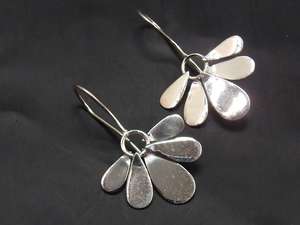 Pendientes de Plata de Ley 925 con Diseño de Flor, Joyería Fina Única, Estilo Aro Moderno, Regalo Unisex para Bodas y Fiestas, Nueva Llegada - Product Image 2