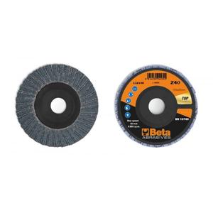 BETA - 112140106 Disques à lamelles avec tissu abrasif en zircone, support en plastique, construction à double rabat ø 125 mm (multi-pack) - Product Image 4