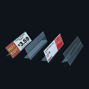 Exhibidores de Plástico PVC Acrílico Personalizados con Diseño Gratuito, Etiquetas de Precio, Portaetiquetas, Tiras de Datos - Product Image 5