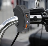 Universelles Fahrrad-Handy-Ladegerät mit Lenkerhalterung, USB-Anschluss und Typ-C Dual-Motorrad-USB-Ladegerät für schnelles Aufladen