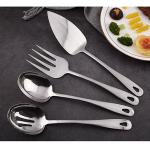 DFU0193 Pala para repostería de acero inoxidable para el hogar, cuchara para buffet de hot pot, directamente del fabricante, con diseño antideslizante - Product Image 4