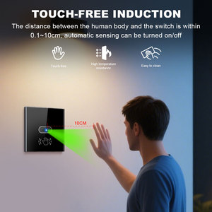 Interruptor con Sensor Infrarrojo WiFi LangYeao Tuya, Control por Movimiento, 400W, Compatible con <span class=keywords><strong>Alexa</strong></span> y Google Home, Cristal Templado - Product Image 2