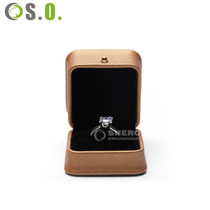 Wholesale Gold Luxury <b>Jewelry</b> Box Custom PU <b>Leather</b> <b>Jewelry</b> Packaging Bangle Earring Bracelet Necklace Ring Box <b>Jewelry</b> Box - Product Image 4