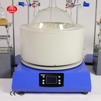 Distillateur clé en main de 20 litres avec mélangeur, appareil à vapeur fractionnel en verre, condenseur, distillation à chemin court