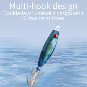 Hameçons de pêche au calmar lumineux de haute qualité TGD, appât pour crevettes et calmar, jig à double calmar, nouveauté - Product Image 5