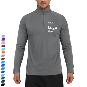 Custom LOGO UV Protection Clothing 100%Polyester UPF50 Long Sleeve Fishing Shirts UV Protection Quick Dry