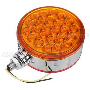 1 pièce Feu de position latéral LED double face rouge jaune 12V/24V, feu stop, clignotant et feu arrière pour camions, voitures, remorques, poids lourds, tracteurs - Product Image 4