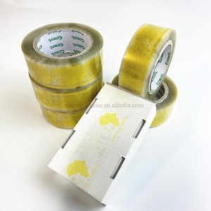 <strong>Customized</strong> <strong>High</strong> <strong>Quality</strong> Black <strong>Tape</strong> with Gold Color Logo Shipping Box Sealing <strong>Tape</strong> - Product Image 4