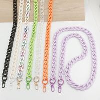 Chaîne de sac en métal fille, sangles de sac à main poignée supérieure dragonne lanière chaîne suspendue boucle de homard chaîne en fer doré/