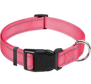 Hot Sell Customized Adjustable Soft <strong>Neoprene</strong> Padded <strong>Dog</strong> Bungee Belt Breathable Reflective Pet <strong>Dog</strong> <strong>Collar</strong> - Product Image 1
