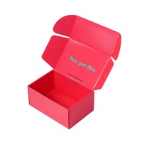 Boîtes d'expédition rigides personnalisées en carton recyclé avec logo sur mesure, colorées, type avion, pour bougies