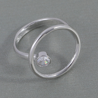 2025 Factory Wholesale Hot Sale Verstellbare versilberte und vergoldete Ringe Pad Blank Zubehör für die Schmuck herstellung