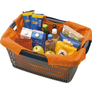 Sac de courses pliable grande capacité écologique avec logo personnalisé, sacs réutilisables pour supermarché, épicerie et rangement de voyage - Product Image 6