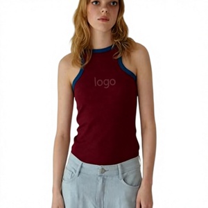 Camisetas deportivas para mujer, camisetas sin mangas deportivas con espalda cruzada, camisetas transpirables para yoga, ropa deportiva sin mangas para correr, ropa de gimnasio, jersey, 1 pieza - Product Image 1