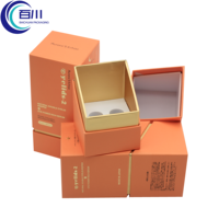 Caja de Regalo de Cartón Rígido con Tapa y Base, con Diseño Ecológico y Recubrimiento de Papel, para Joyería, Cosméticos o Frascos