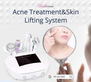 Appareil de soin du visage 6-en-1, nettoyeur ultrasonique, aspiration des points noirs, marteau froid, hydratation de la peau par bio-photon - Product Image 2