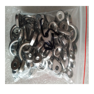 Pernos de ojo tipo C de acero inoxidable, acabado 2B de grado 304, para herrajes de cubierta de barco, kayak, canoa, paquete de 50 - Product Image 4