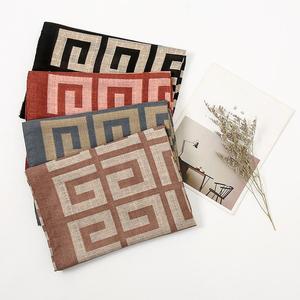 Bufanda de algodón sólida de diseño clásico para mujer cómoda para todas las estaciones al por mayor pañuelo étnico de moda suave y ligero - Product Image 5