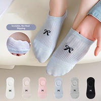 Chaussettes courtes invisibles ultra-fines en coton pour femmes, été 1670, nouvelle collection.
