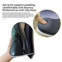 Repose-poignet ergonomique en silicone en forme de goutte d'eau, tapis de souris épais antidérapant à dégradé, tapis de main pour ordinateur, tendance