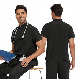 Uniformes de Hospital Unisex, Uniforme de Enfermera OEM, Jersey, Uniforme Médico para Salón de Belleza y Consultorio Dental, Conjuntos de Pantalones Rectos - Product Image 3