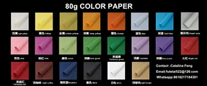 80g A4 Color Paper Colour Paper Copy Paper