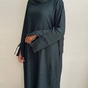 <strong>Modanisa</strong> Style Stylish <strong>Abaya</strong> With Khimar Wholesale Muslim Women Dress Islamic Modest Long Robe Eid Ramadan Dubai Turkey Outfit - Product Image 6