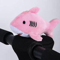 Housse de protection de guidon de vélo pour enfants, accessoires de vélo, animaux en peluche, jouet
