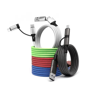 Vente en gros Nylon <span class=keywords><strong>USB</strong></span> <span class=keywords><strong>C</strong></span> PD 60W Charge rapide magnétique auto-bobine 3A Charge rapide <span class=keywords><strong>C</strong></span>âble de données pour IOS Mobile - Product Image 6