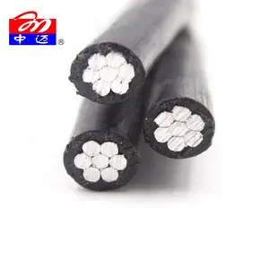 Conductor Abc Cable Overhead Anti-uv Aluminum Factory Price 4 Core PVC Multicore Power 0.6 / 1KV Voltage IEC60502-1 CN;SHN