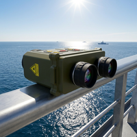 Jumelles stabilisées 8x avec télémètre laser 1064nm à semi-conducteurs, portée 20km, pour la cartographie et les relevés en extérieur