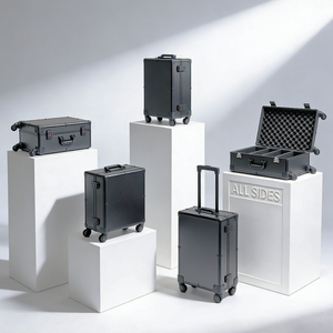 OEM Slab-Case mit Einziehbarem Griff und Rädern, 5 Fächer für Bewertete Sammelkarten, Sportkarten, Display-Aufbewahrungsbox und Trolley für Kartenausstellungen - Product Image 2