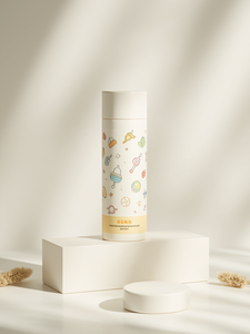 Boîte de tube d'emballage pour marque Babycare Boîte à bougie écologique Tube de papier recyclable d'estampage de disparition imprimé personnalisé - Product Image 6