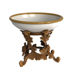 Ciotola per Animali Domestici in Ceramica di Lusso con Supporto Rialzato Decorato, Piatto Antiribaltamento per Marchi Premium e Ordini Personalizzati OEM ODM - Product Image 1