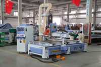 Machine de gravure CNC ATC rapide, routeur pour le travail du bois, automatique pour la fabrication de portes