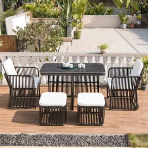 Garten Set Gartenmöbel Stuhl günstigen Preis Outdoor Restaurant Garten Sets Tisch Outdoor Aluminium Outdoor Tische & Stühle