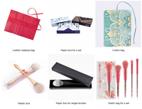 Fournisseur de maquillage, échantillon gratuit, 7, 10, 15 pièces, pinceaux synthétiques vegan professionnels, étiquette privée personnalisée, pinceau éventail, pinceau à raser, pinceaux