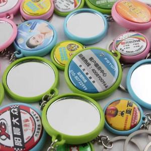열쇠 고리 플라스틱 핀 휘장으로 58mm /56mm/50mm/44mm/32mm/25mmround 핀 단추 기장 부속