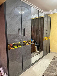 Decorazione Murale Geometrica 3D Moderna Fai-da-Te, Adesivo Murale a Specchio Acrilico Autoadesivo Doppio per <span class=keywords><strong>Arredamento</strong></span> Soggiorno - Product Image 5