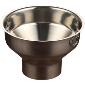 304 aço inoxidável superfície à prova de vazamento de grande diâmetro Food Takeout embalagem saco, boca larga Jam funil, uso comercial, Taiwan - Product Image 1