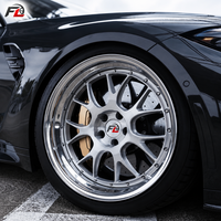 عجلات مصنوعة من قطعتين بـ 10 أذرع مصقولة مقاس 18 و19 و20 بوصة 5x112 5x120 لسيارات BMW وAudi وBenz
