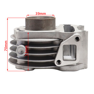 Motor de patinete chino, Kit de cilindro de 39mm con Kit de pistón, GY6, <span class=keywords><strong>49cc</strong></span>, 50cc, <span class=keywords><strong>4T</strong></span>, 139QMB, 139QMA, JONWAY, JMSTAR, ZNEN, Roketa - Product Image 4