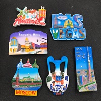 Coffret Cadeau Famille Héritage Mixte Aimants de Réfrigérateur Personnalisés Multi-Pays Pays-Bas États-Unis Japon Russie Grèce Vegas Souvenir